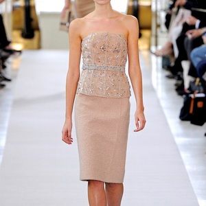 Philosophy di Alberta Ferretti Camel Skirt.  sz 40